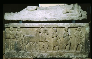 Sarkophag aus der Banditaccia-Nekropole, Cerveteri, Italien